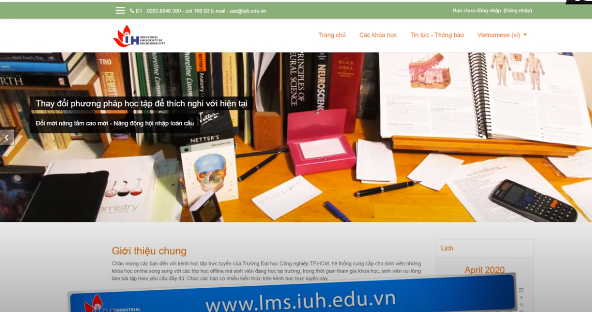 Hướng dẫn LMS IUH